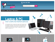Tablet Screenshot of computerclinicliverpool.co.uk
